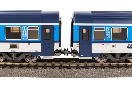 2er Set Personenwagen Eurofima 2. Klasse CD V