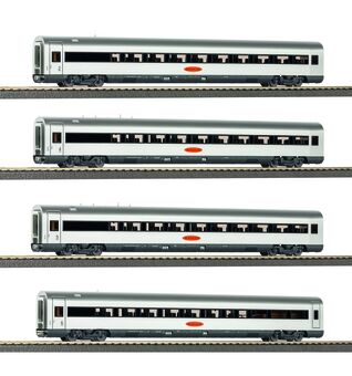 4er Set Personenwagen Metropolitan DB AG V