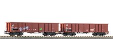2er Set Offene Güterwagen Eaos mit Graffiti FS VI