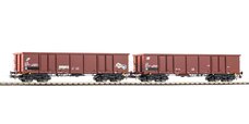2er Set Offene Güterwagen Eaos mit Graffiti FS VI