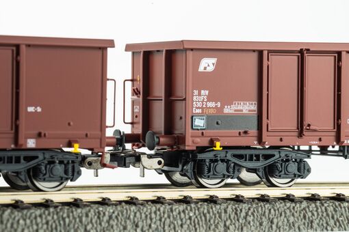 2er Set Offene Güterwagen Eaos mit Graffiti FS VI