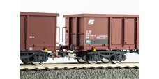 2er Set Offene Güterwagen Eaos mit Graffiti FS VI