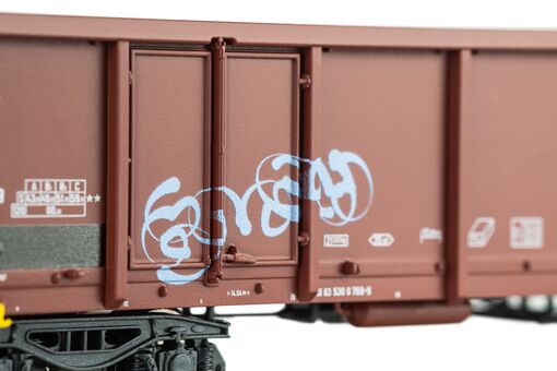 2er Set Offene Güterwagen Eaos mit Graffiti FS VI