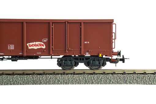 2er Set Offene Güterwagen Eaos mit Graffiti FS VI