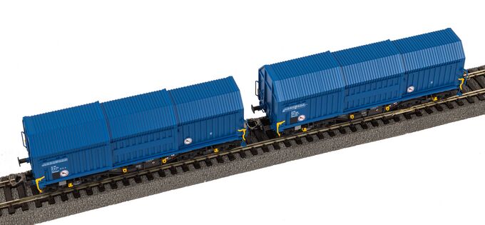 GER: 2er Set Teleskophaubenwg. SNCB IV