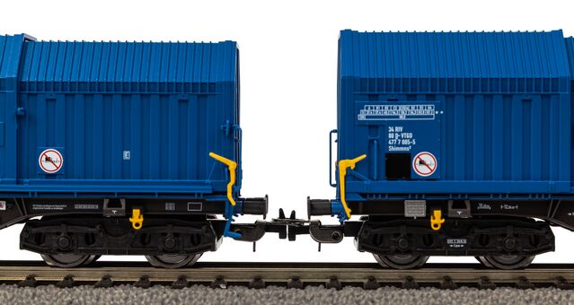 GER: 2er Set Teleskophaubenwg. SNCB IV