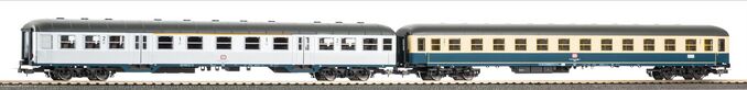 2er Set Nahverkehrswagen 1./2. Klasse und 2. Klasse "Silberlinge" DB IV