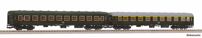 2er Set Personenwagen 2. Klasse und 2. Klasse PKP IV