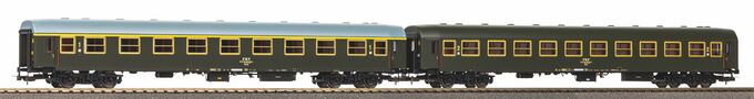 2er Set Personenwagen 2. Klasse und 2. Klasse PKP IV