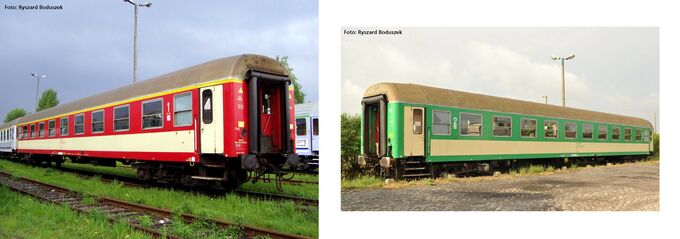 2er Set Personenwagen 2. Klasse und 2. Klasse PKP IC VI