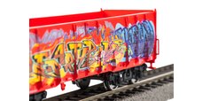 Ergänzungs-Set – Güterwagen Eaos mit Graffiti und Gleiserweiterung (Bettungsgleis)