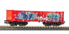 Ergänzungs-Set – Güterwagen Eaos mit Graffiti und Gleiserweiterung (Bettungsgleis)
