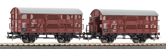 2er Set Verschlagwagen PKP III