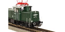 GER: E-Lok Rh 1067 gr&uuml;n &Ouml;BB III + DSS PluX22