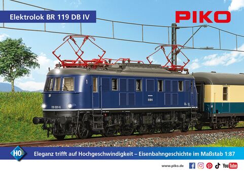 GER: E-Lok BR 119 DB IV + DSS PluX22