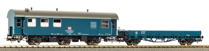 GER: 2er Set Umbauwg. blau, roter Keks Werkstatt + Flachwg. Ks DB IV