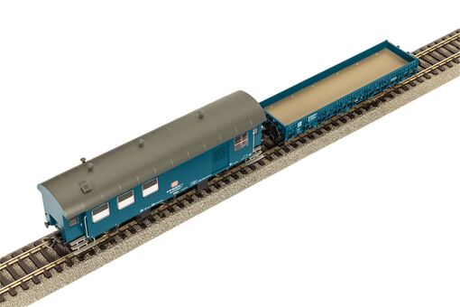 GER: 2er Set Umbauwg. blau, roter Keks Werkstatt + Flachwg. Ks DB IV