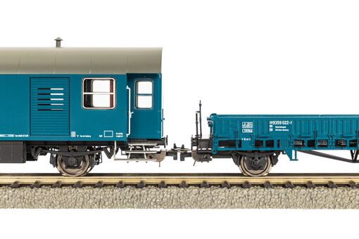 GER: 2er Set Umbauwg. blau, roter Keks Werkstatt + Flachwg. Ks DB IV