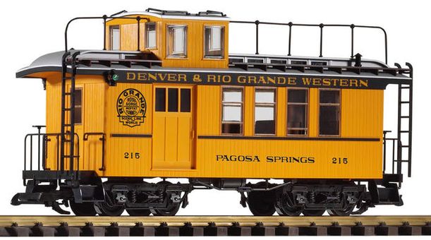 G-D+RGW Drovers Caboose 215, Yellow