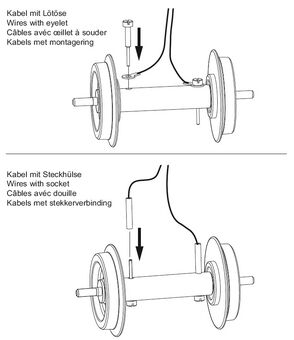 G Metallradsatz für Wagen, 30 mm (2 Stck., kugelgelagert)
