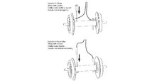 G-BB Metal Wheelsets w/Pickups, 35mm, 2 Pcs