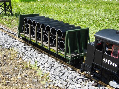 G Rungenwagen RDG mit Ladung
