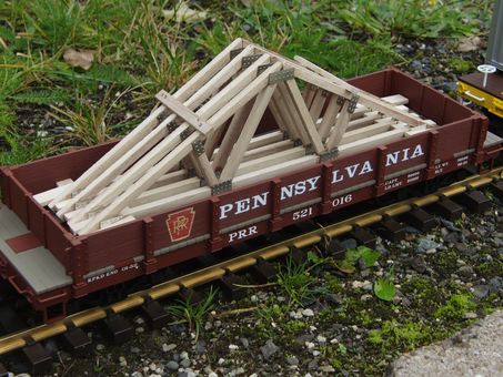 G-PRR Low-Side Gondola w/Roof Trusses