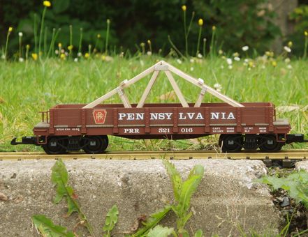 G-PRR Low-Side Gondola w/Roof Trusses