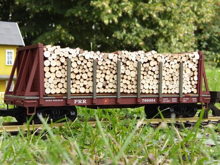 G Rungenwagen PRR mit Ladung