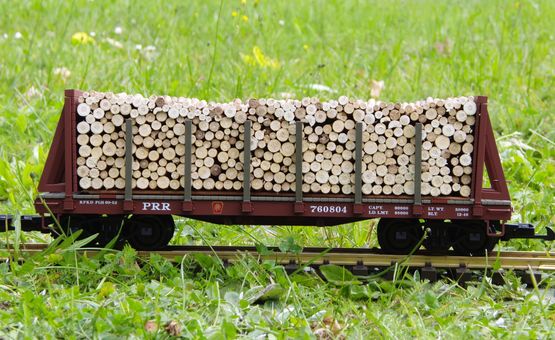 G Rungenwagen PRR mit Ladung