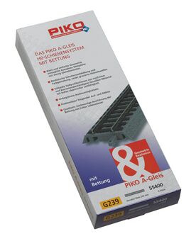 PIKO A-Track w. Roadbed G239 PU6