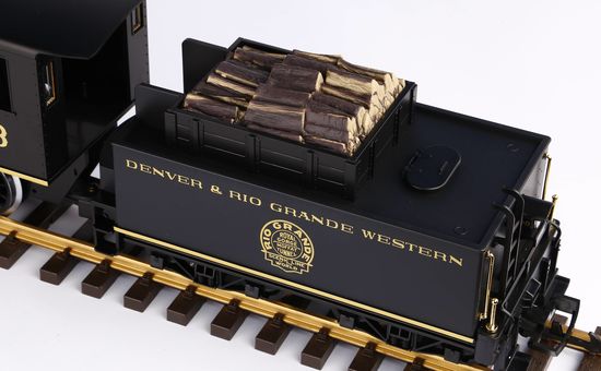 G Dampflok mit Tender mit Bretteraufsatz "Mogul" D&RGW (ink. Sound+Dampf)