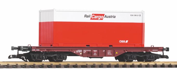 G Flachwagen ÖBB V mit 20' Container