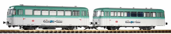 DB IV BR798 Railbus & Trailer, Mint Green