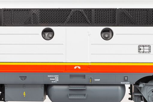G Sound-Diesellokomotive NoHAB Strabag V, inkl. PIKO Sound-Decoder