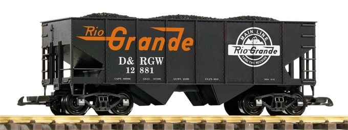 G Schüttgutwagen D&RGW mit Kohleladung