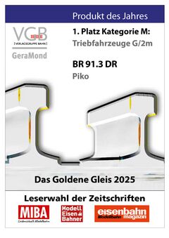 GER: G Sound-Dampflok BR 91.3 DR III, inkl. PIKO Sound-Decoder
