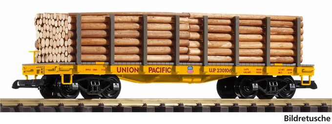G Rungenwagen UP mit Holzladung