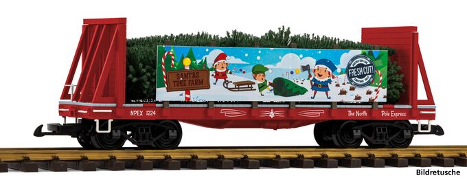 GER: G-Niederbordwg. Santas Tree Farm Transport