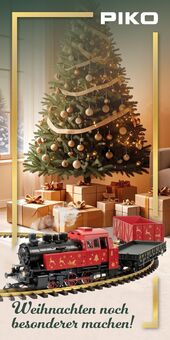 G Weihnachtsset Güterzug BR 80 + 2 Güterwagen Weihnachten