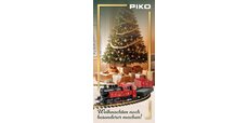 G Weihnachtsset Güterzug BR 80 + 2 Güterwagen Weihnachten (Lieferung ab 11/2025)