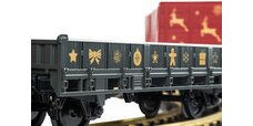 G Weihnachtsset Güterzug BR 80 + 2 Güterwagen Weihnachten (Lieferung ab 11/2025)