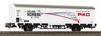 Gedeckter Güterwagen PIKO "Tag der Schiene 2026"