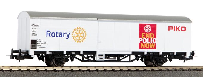 Covered Goods Waggon Rotary "End Polio Now"