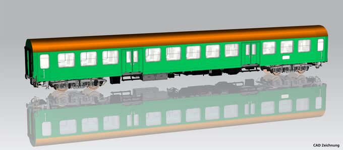 Halberstädter Mitteleinstiegswagen 2. Klasse DR IV