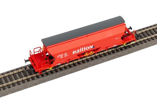 GER: Mittelselbstentladewagen Tanoos Railion-NS VI