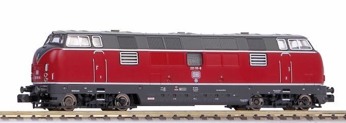 N Sound-Diesellokomotive BR 221 DB IV, inkl. PIKO Sound-Decoder