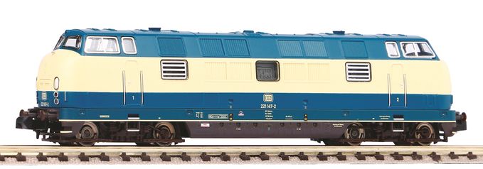 N Sound-Diesellokomotive BR 221 DB IV, inkl. PIKO Sound-Decoder