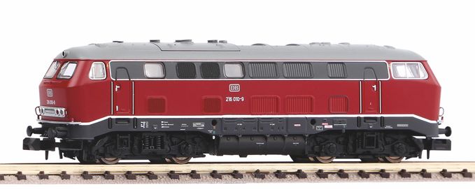 N Sound-Diesellokomotive 216 010-9 DB IV, inkl. PIKO Sound-Decoder