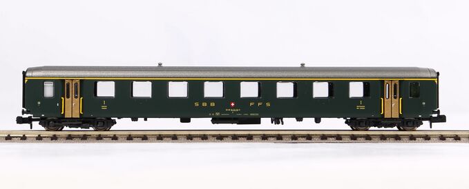 N-Personenwagen EW I-Wagen "alte Schrift" 1. Klasse SBB IV